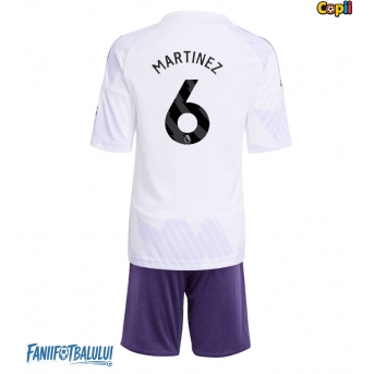 Manchester United Lisandro Martinez #6 Echipament de Fotbal Replică 2025-26 Copii Deplasare (+ Șorturi)